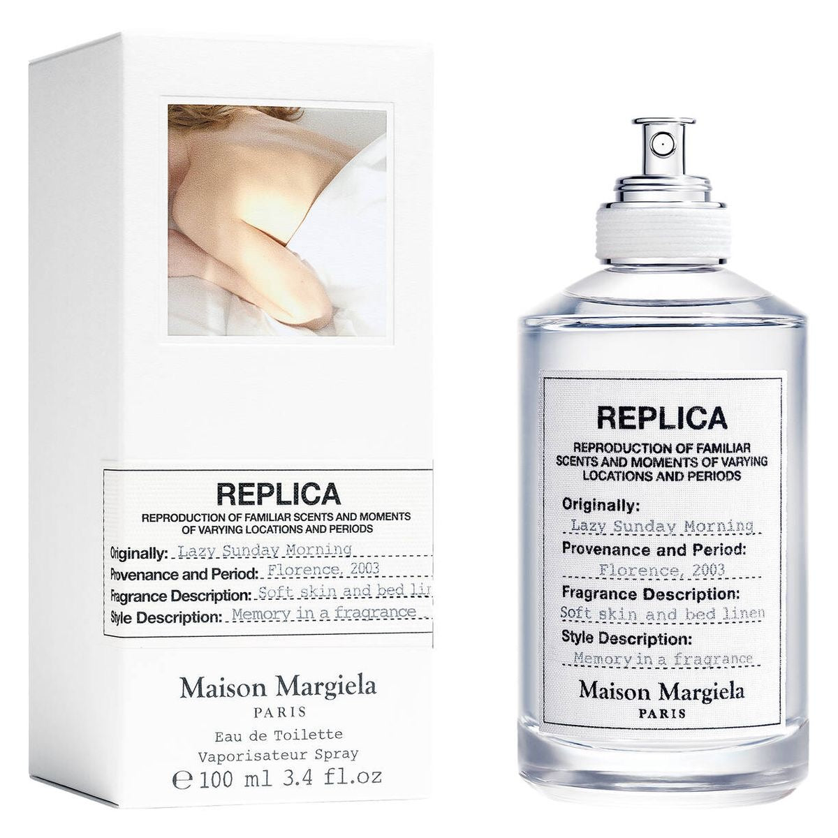 Maison Margiela Replica Lazy Sunday Morning Eau de Toilette – 100ml | Soft & Comforting Women’s Fragrance