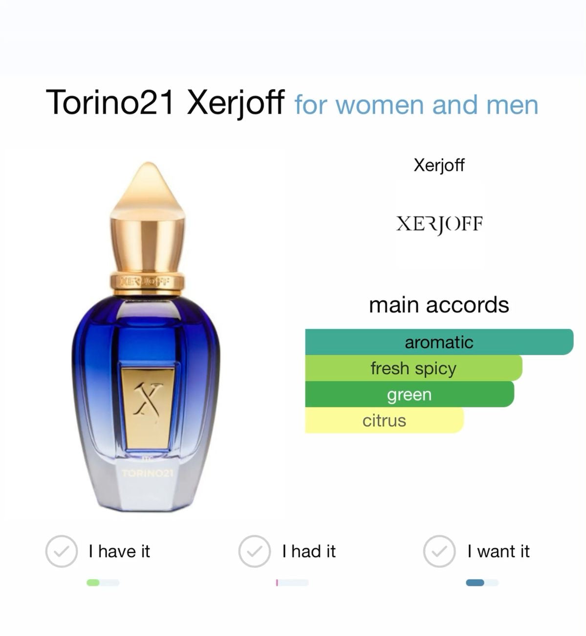 XERJOFF TORINO 21 (EDP) 50mL